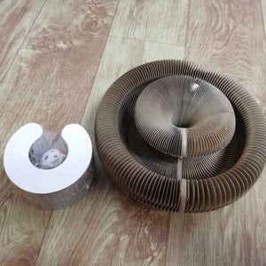 Corrugated And Foldable Cat Paper Nest - Zambeel