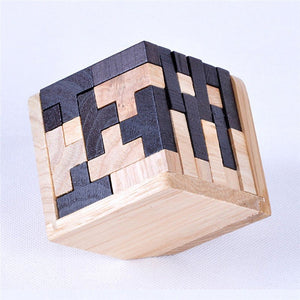 Creative 3D Puzzle Luban Interlocking Wooden Toy Early Educational Toys Puzzles - Zambeel