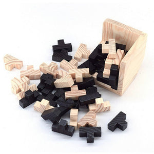 Creative 3D Puzzle Luban Interlocking Wooden Toy Early Educational Toys Puzzles - Zambeel