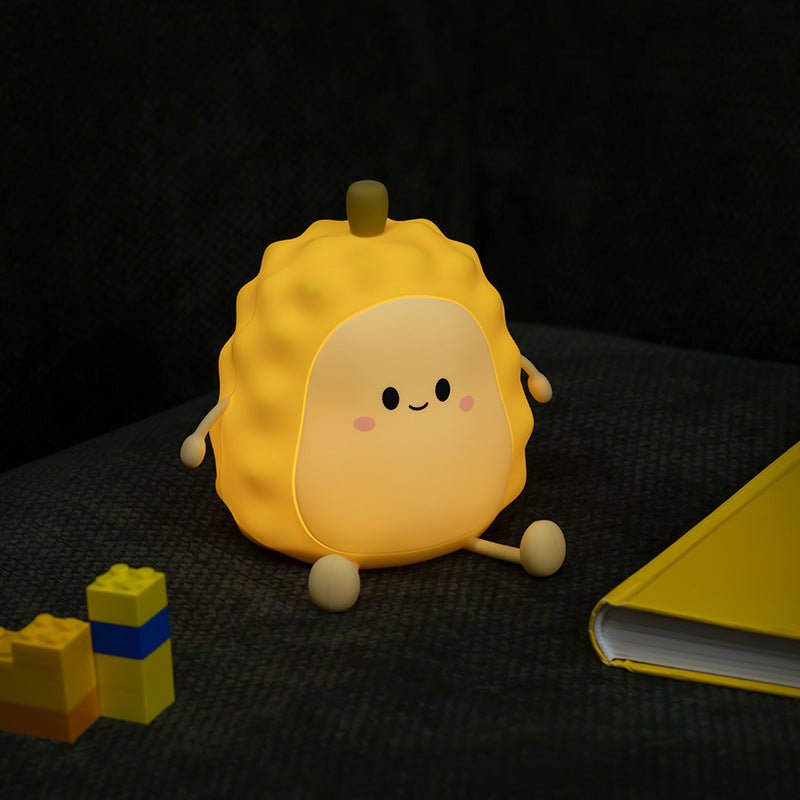 Creative Birthday Gift Durian Silicone Night Light Desk Lamp Home Decor - Zambeel