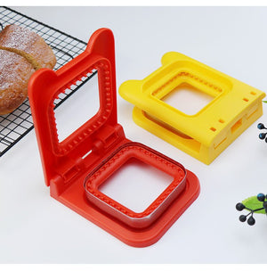 Creative Breakfast Making Sandwich Cutter Hemming Square Sandwich Kitchen Gadgets - Zambeel