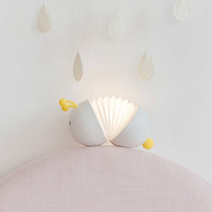 Creative Caterpillar Night Light Bedside Lamp LED USB Charging Wall Lamp with Magnet Extendable Soft Bedroom Light - Zambeel