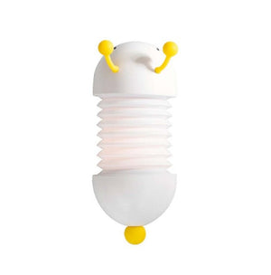 Creative Caterpillar Night Light Bedside Lamp LED USB Charging Wall Lamp with Magnet Extendable Soft Bedroom Light - Zambeel