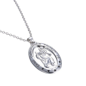 Creative Character Carving Simple Necklace English Carved Pendant - Zambeel