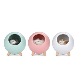 Creative Cute Cat House Atmosphere Table Lamp - Zambeel