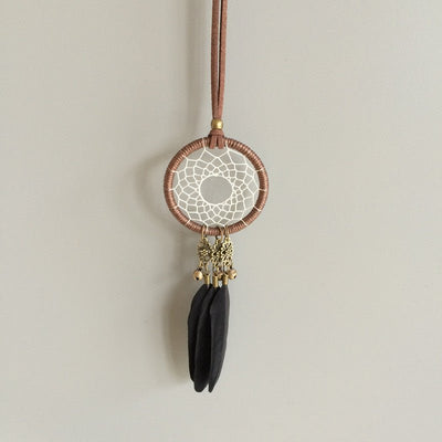 Creative Feather Car Pendant Safety Car Accessories - Zambeel