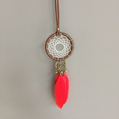 Creative Feather Car Pendant Safety Car Accessories - Zambeel