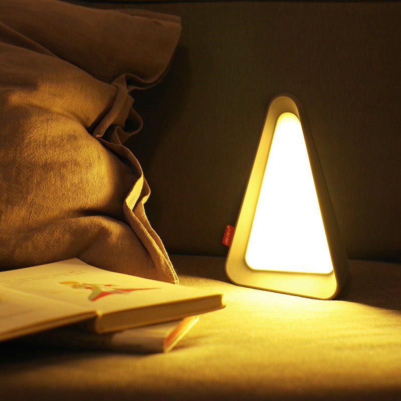 Creative Flip Led Night Light USB Chargeable Gravity Sensor Sleeping Lamp Adjustable Atmosphere Desk Lamp Bedroom Decoration - Zambeel