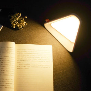 Creative Flip Led Night Light USB Chargeable Gravity Sensor Sleeping Lamp Adjustable Atmosphere Desk Lamp Bedroom Decoration - Zambeel