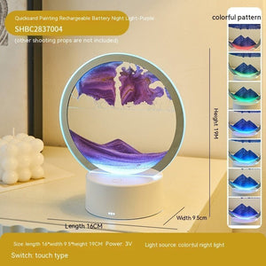 Creative Gift Quicksand Lamp Decorative Lamp - Zambeel