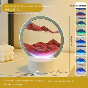 Creative Gift Quicksand Lamp Decorative Lamp - Zambeel