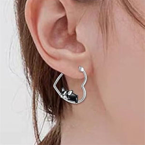 Creative Heart - shaped Hollow - Out Earrings - Zambeel