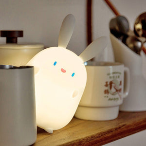 Creative Home Decoration Bunny Shape Silicone Night Light - Zambeel