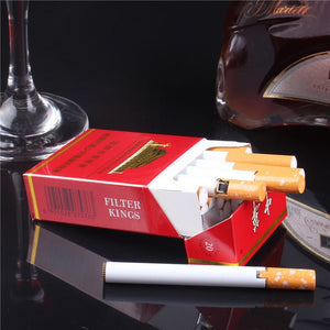 Creative Mini Lighter Butane Gas Metal Cigarette Shaped Lighter - Zambeel