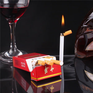 Creative Mini Lighter Butane Gas Metal Cigarette Shaped Lighter - Zambeel
