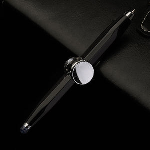 Creative Multi - Function LED Pen Spinning Decompression Gyro Metal Ballpoint Pen Fashion Office School Supplies Writing Pens - Zambeel