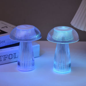 Creative Mushroom Atmosphere Electronic Jellyfish Table Lamp Home Decor - Zambeel