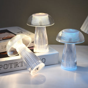 Creative Mushroom Atmosphere Electronic Jellyfish Table Lamp Home Decor - Zambeel