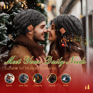Creative Music Headphone Knitted Hat - Zambeel