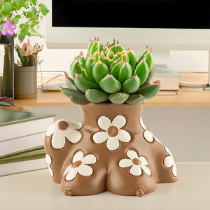 Creative Resin Body Art Flowerpot Home Home Decor - Zambeel