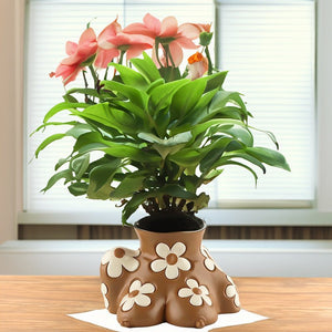 Creative Resin Body Art Flowerpot Home Home Decor - Zambeel