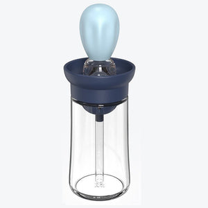 Creative Silicone Brush Head Brush Oil Bottle Kitchen High Temperature Resistant Press Type Oil Metering Oil Bottle - Zambeel
