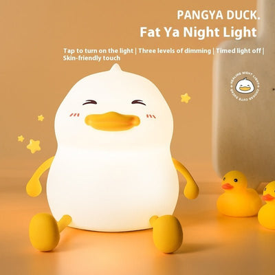 Creative Small Night Lamp Silicone Pat Lamp Desktop Phone Holder Ornaments Home Decor - Zambeel