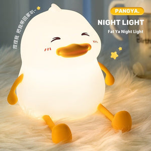 Creative Small Night Lamp Silicone Pat Lamp Desktop Phone Holder Ornaments Home Decor - Zambeel