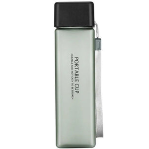 Creative Square Water Bottle Portable Anti - fall Hand Cup Plastic Transparent Sports Travel Bottle Leakproof - Zambeel