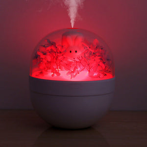 Creative Sweetheart Rabbit DIY Humidifier USB Mini Home Air Purifier Air Mini Cool Mist Preserved Flower Humidifier Preserved Flowers - Zambeel
