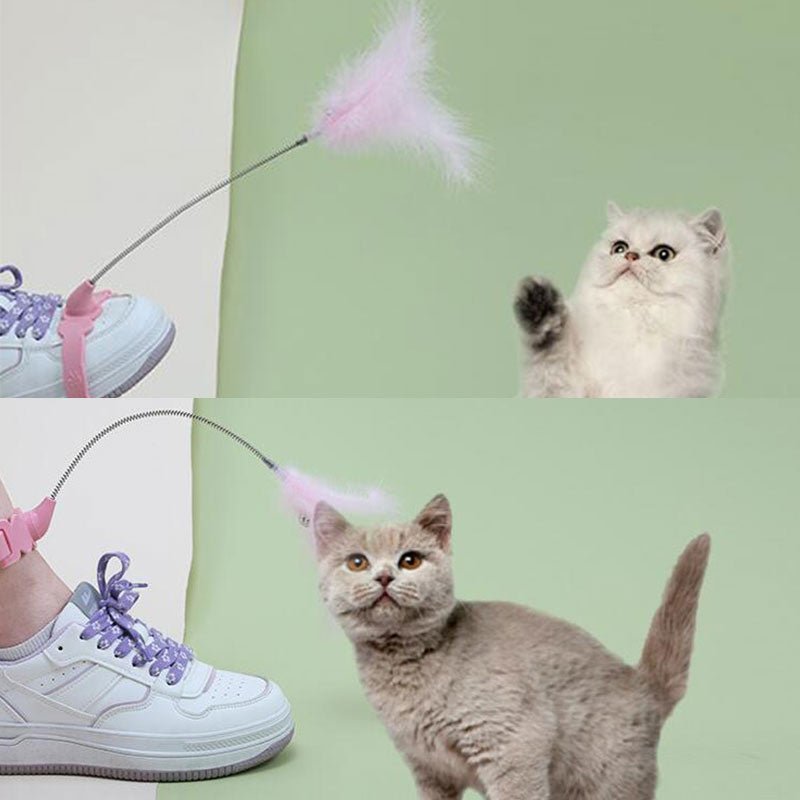 Creativity Lazy Feather Funny Cat Stick Pet Products - Zambeel