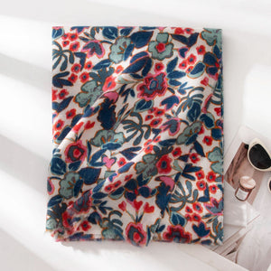 Cross - border New Arrival Printed Cashmere - like Texture Commuter's All - matching Warm Scarf Shawl - Zambeel