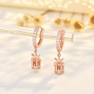 Crown Earrings Women's Simple Special - interest Design - Zambeel