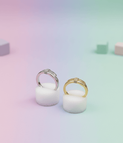 Crystal Band Ring - Zambeel