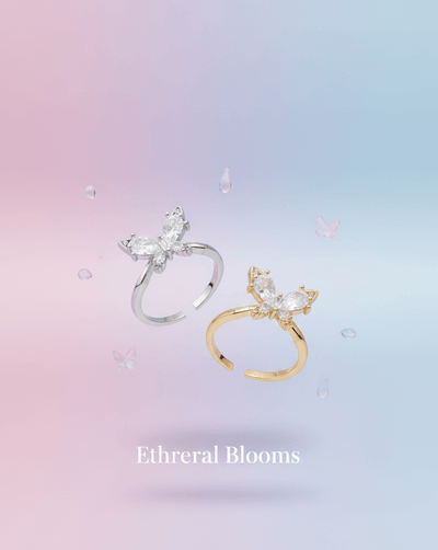 Crystal Butterfly Ring - Zambeel