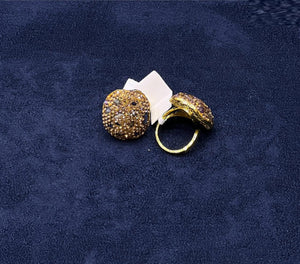 Crystal Dome Statement Ring - Zambeel