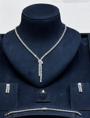Crystal Drop Jewelry Set - Zambeel