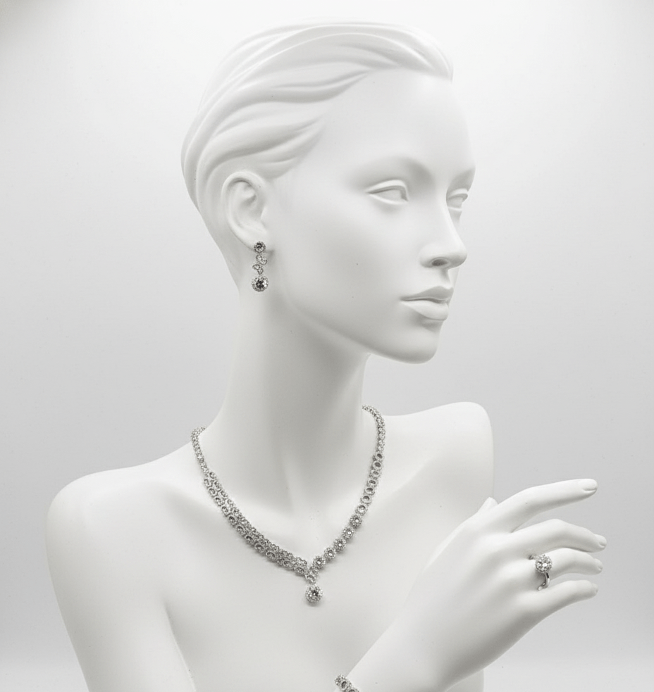 Crystal Link Jewelry Set - Zambeel