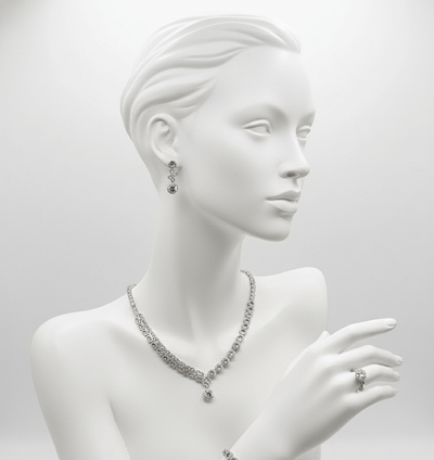 Crystal Link Jewelry Set - Zambeel