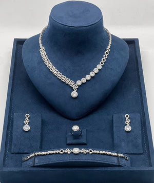 Crystal Link Jewelry Set - Zambeel