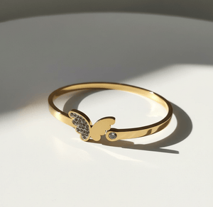 Crystal Wing Bangle - Zambeel