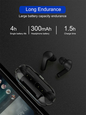 Crystal Wireless Earphones - Transparent Air 33 - Zambeel