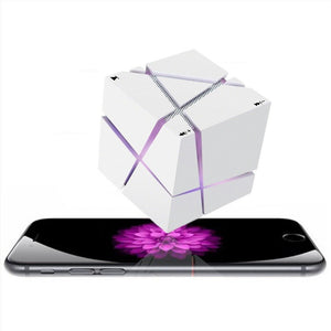 Cube Bluetooth Speaker Creative Colorful Lights Mobile Phone Subwoofer - Zambeel