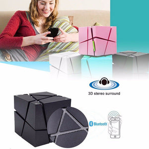 Cube Bluetooth Speaker Creative Colorful Lights Mobile Phone Subwoofer - Zambeel