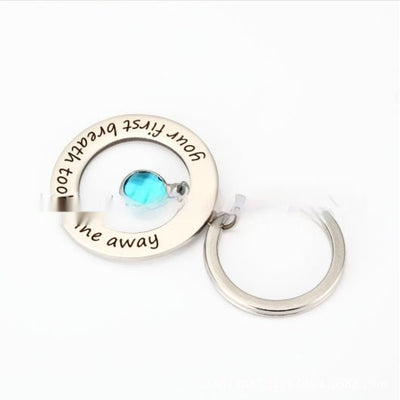 Customizable Stainless Steel Colored Diamond Necklace - Zambeel