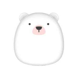 Cute Cartoon Penguin Polar Bear Electric Hand Warmers USB Rechargeable Double - Side Heating Pocket Power Bank Warmer - Zambeel