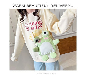Cute Cute Cartoon Frog Backpack - Zambeel