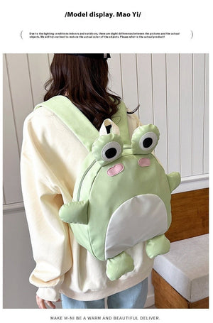 Cute Cute Cartoon Frog Backpack - Zambeel