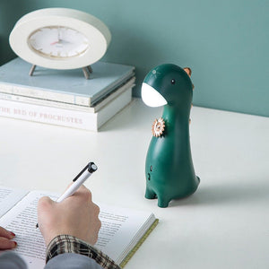 Cute Dinosaur LED Night Light ABS Pat Light Touch Control Night Light - Zambeel