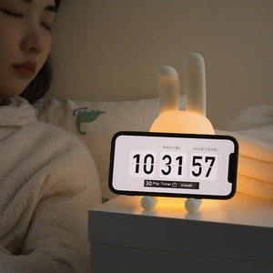 Cute Rabbit Mood Light Dimmable Led Soft Night Light For Baby Girlfriend Gift Children's Night Lights Kids Room Decor Led Lights - Zambeel